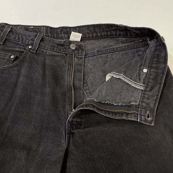 VTG Levis Men’s 545 Loose Baggy Fit Brown Tab Jeans 90s USA Actual Size 36x29 - Picture 6 of 10